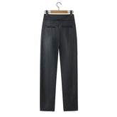 Gerade Slim Fit Lederhose